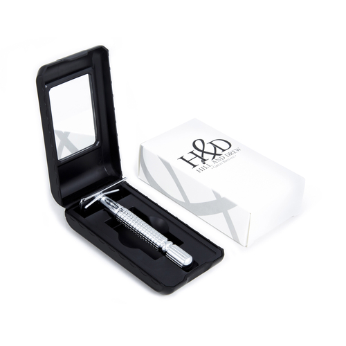 Hill and Drew HDRC42 Three Piece Double Edge Razor and Case